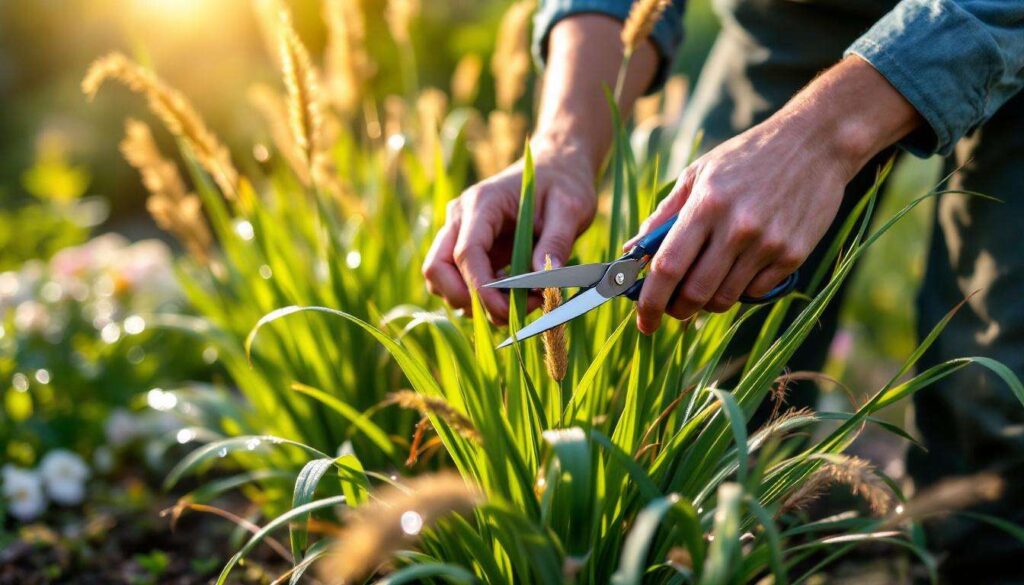 Ziergräser jetzt zurückschneiden: Wer zu lange wartet, riskiert Fäulnis am Herz