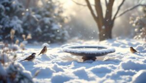 Gefrorene Vogeltränke im Garten: Was Sie jetzt tun sollten, damit Vögel trinken können