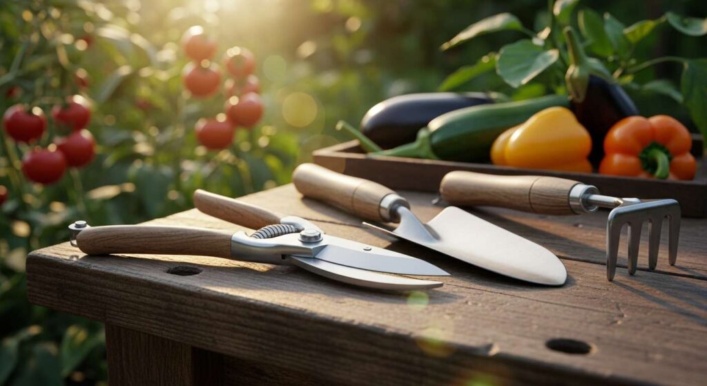 Gartengeräte jetzt pflegen: Warum scharfe Scheren über Ihre Ernte entscheiden