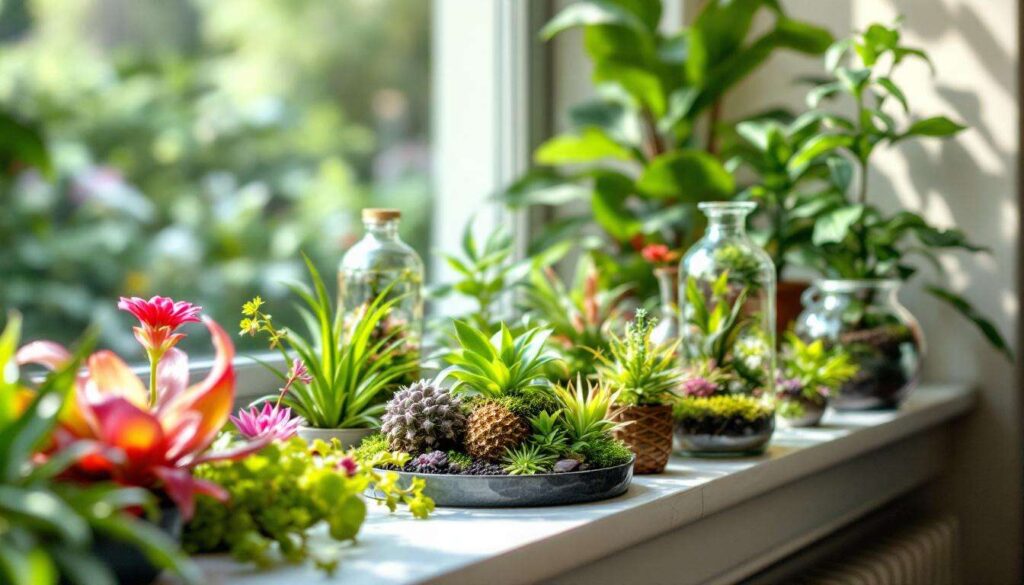 Gärtnern ohne Garten: Waterplants, Luftpflanzen und Flaschengärten für die Wohnung