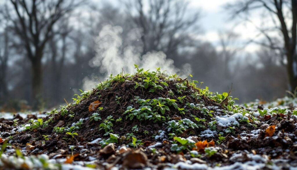 Warum Sie Ihren Komposthaufen im Winter niemals komplett ruhen lassen sollten, sagt ein Experte