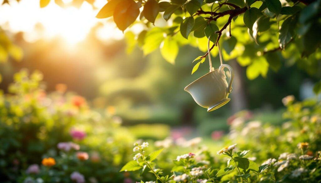 Garten: Wer jetzt eine Tasse am Baum aufhängt, kann damit Leben retten